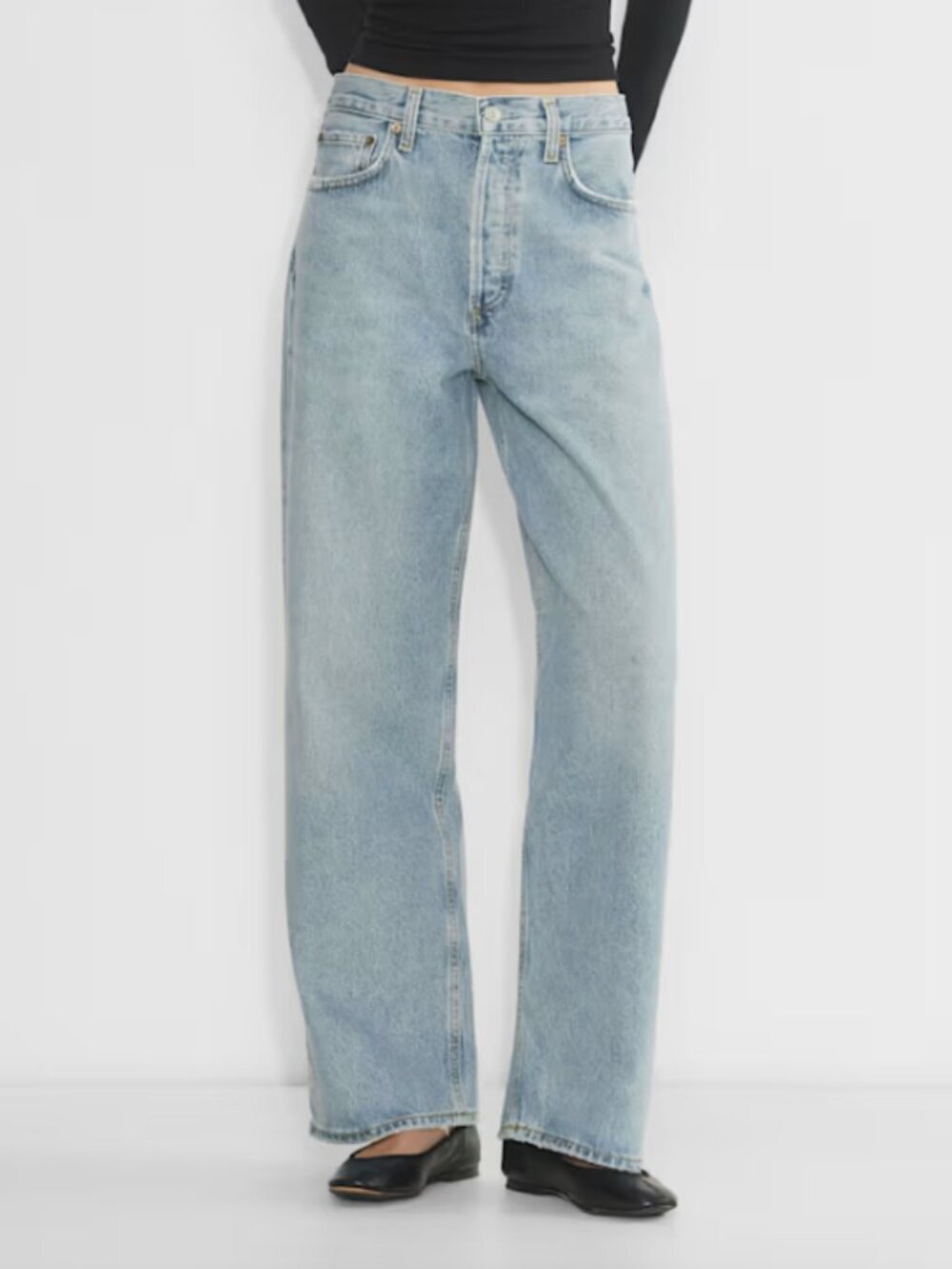 Agolde low slung baggy size 23